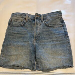 Denim Forum Light Blue Jean Shorts